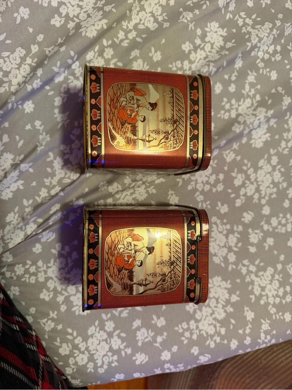 Vintage Japanese tins